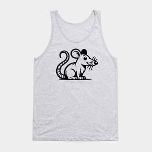 Cartoon Rat Tank Top